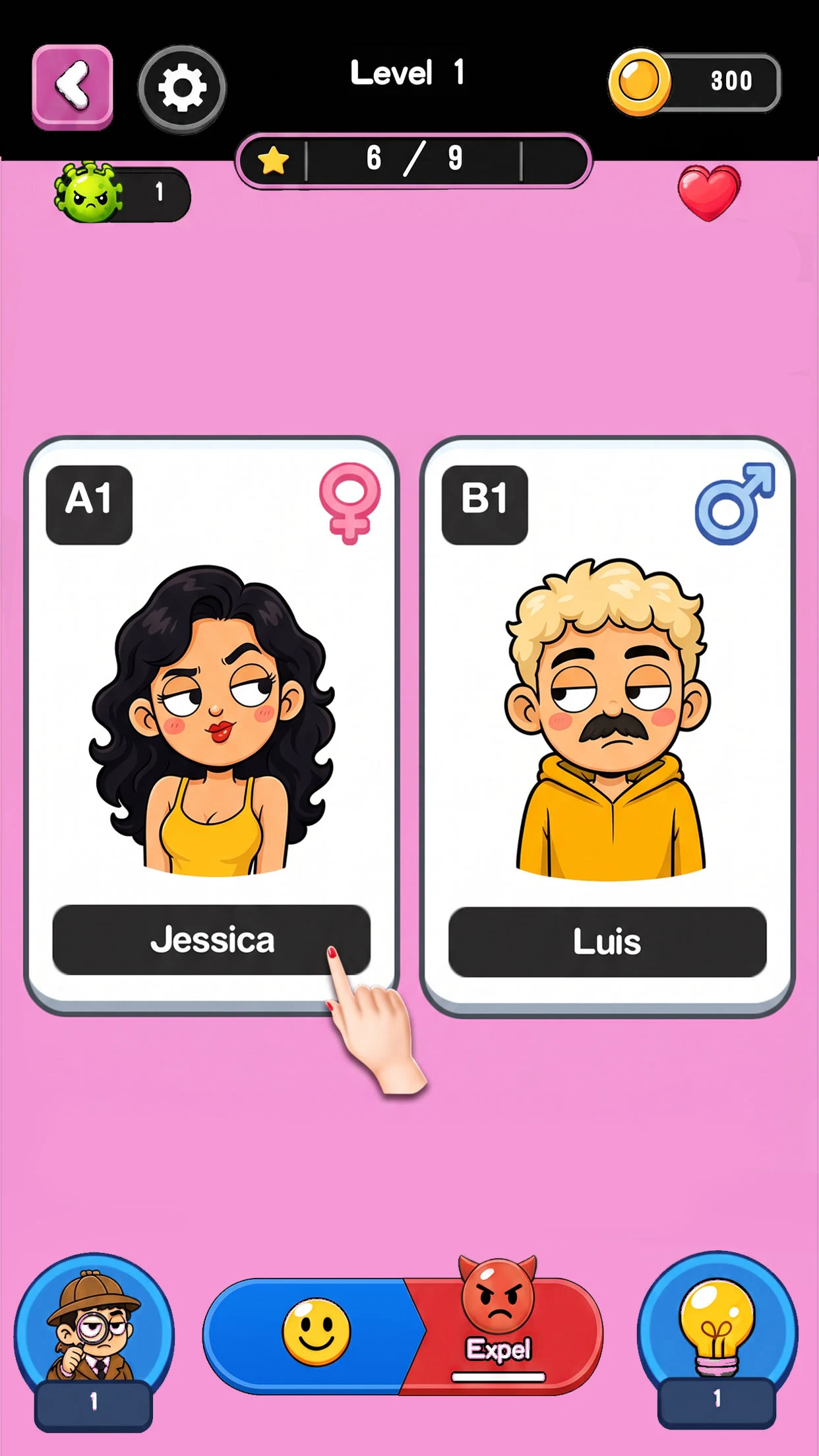 Guilty Who: Card Logic Puzzles screenshot