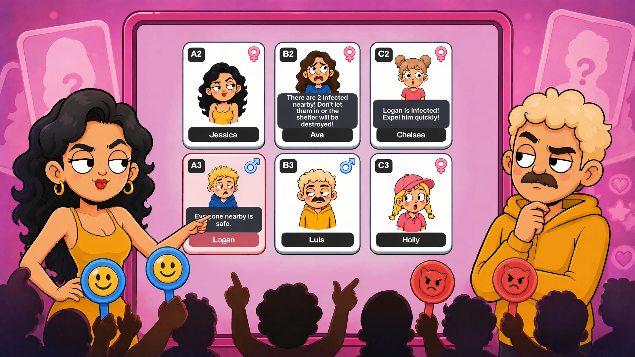 Guilty Who: Card Logic Puzzles screenshot