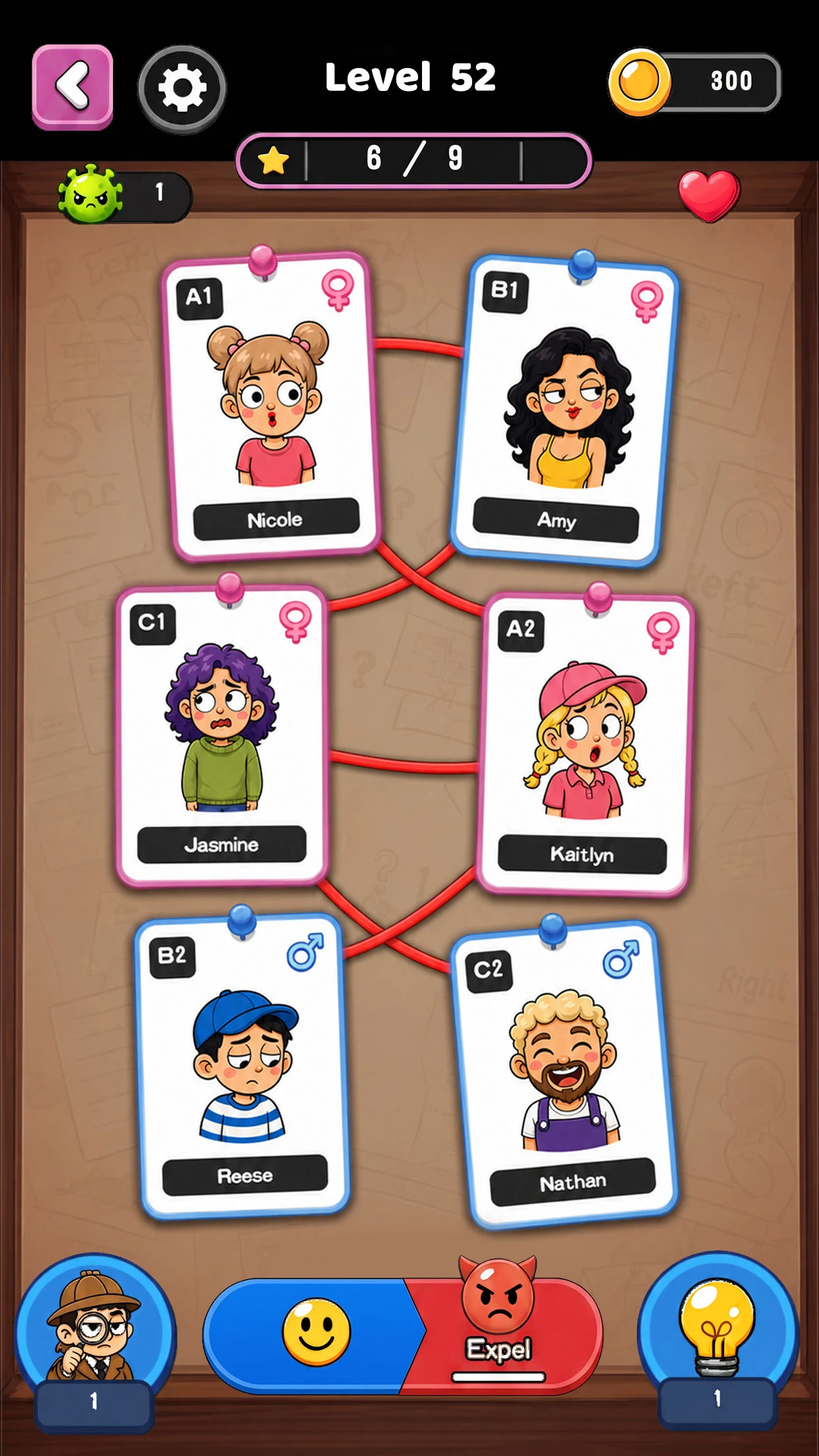 Guilty Who: Card Logic Puzzles screenshot