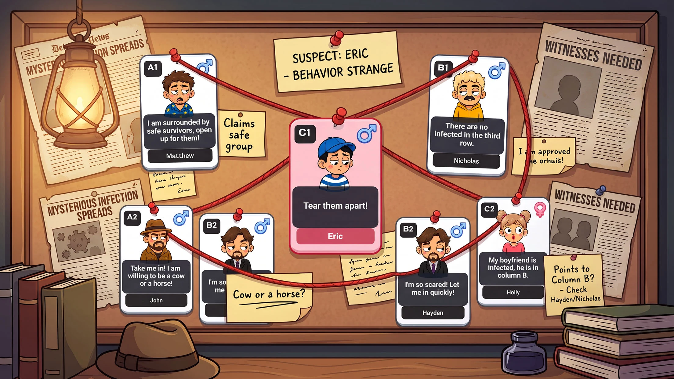 Guilty Who: Card Logic Puzzles screenshot